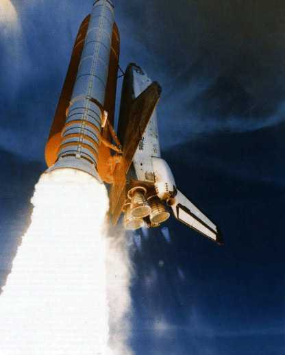 Space Shuttle liftoff